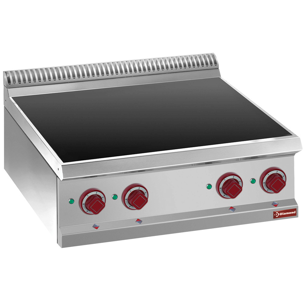Diamond Kochserie OPTIMA 700 Elektroherd 4 Cerankochflächen -Top-