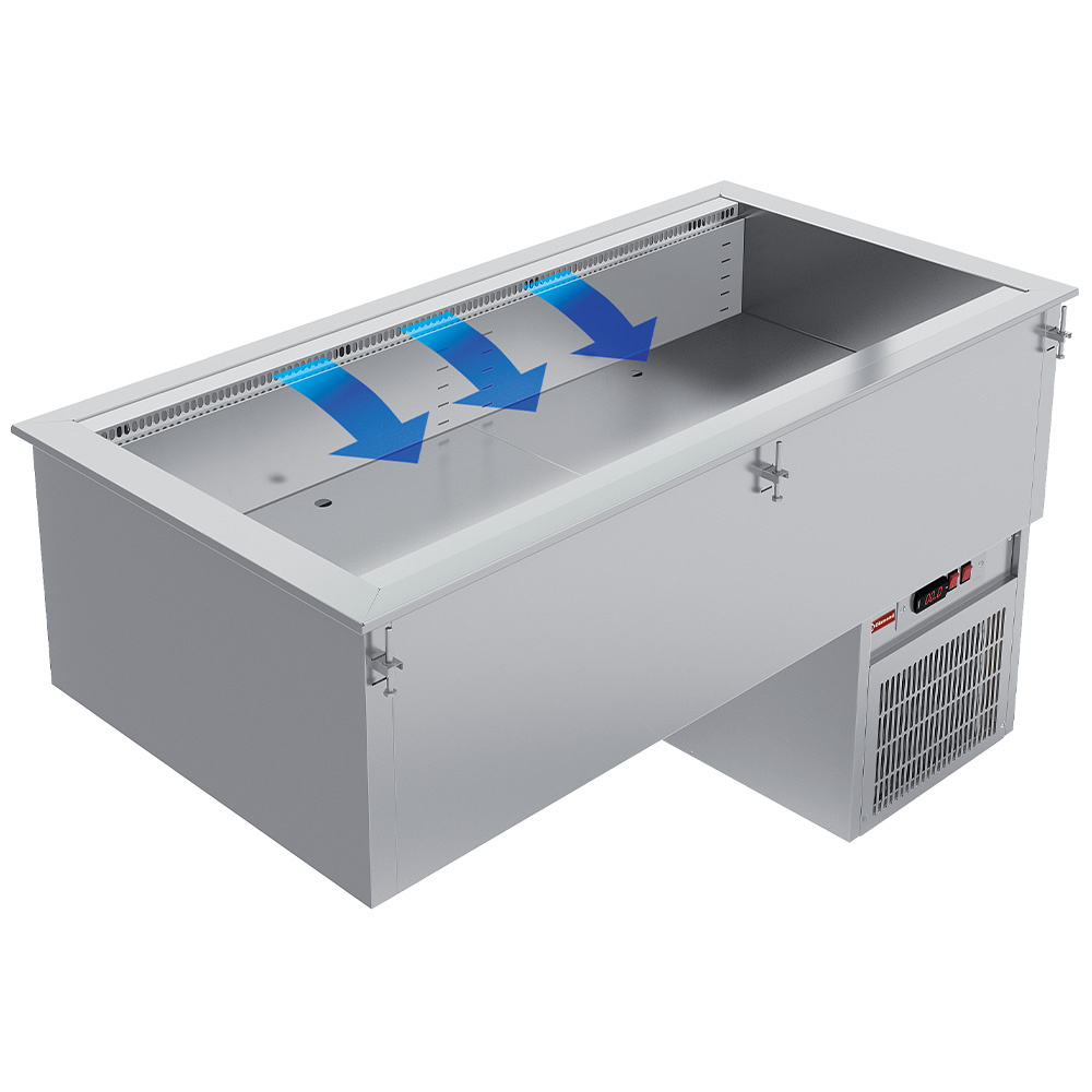 Diamond VENTILATED Element Kühlwanne, belüftet, 2x GN 1/1
