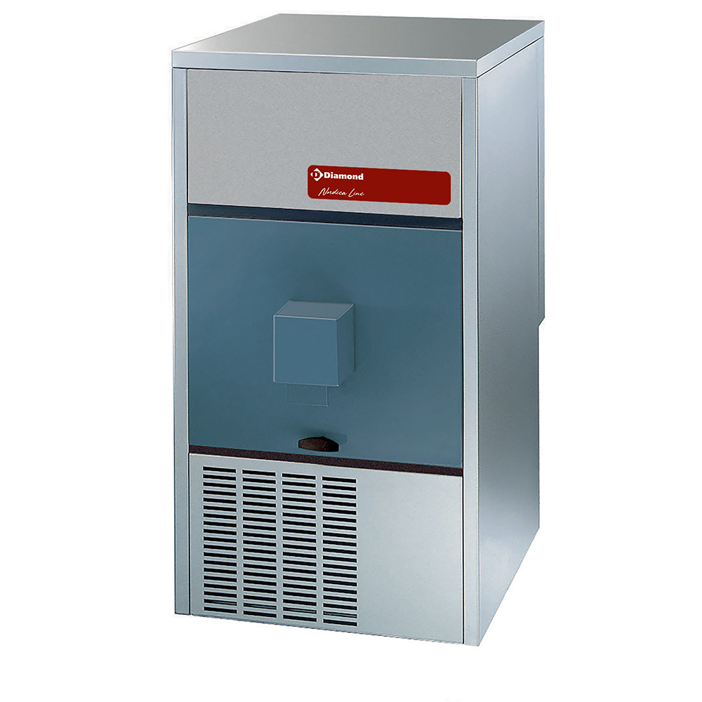 Diamond Eiswürfelbereiter Eiswürfelmaschine 42 KG + Spender - WASSER