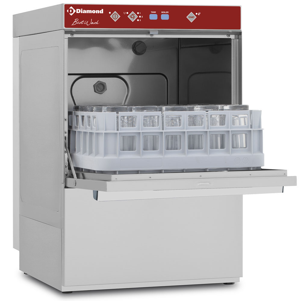 Diamond Gläserspülmaschinen Gläserspülmaschine, Korb 400x400 mm "Full Hygiene"