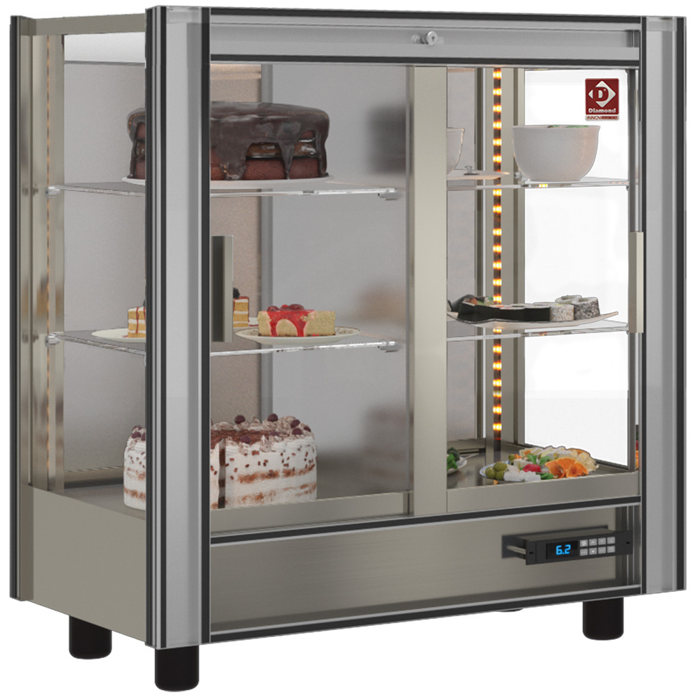 Diamond Weinschraenke Gastronomie Kühlvitrine Lt. 216 - anpassbar
