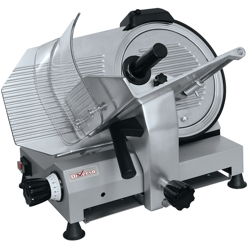 Diverso Aufschnittmaschine Professionelle Aufschnittmaschine, Messer Ø 300 mm