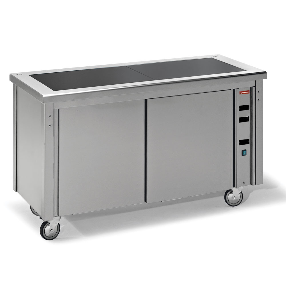Diamond Modulare Self-service 700 Element Glaskeramik auf Wärmeschrank