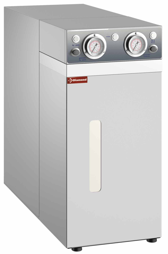 Diamond 150 Lt/h / FOR ALL MACHINES Osmoseanlage 150l/h, mit Druckminderer, Monoblock aus Edelstahl