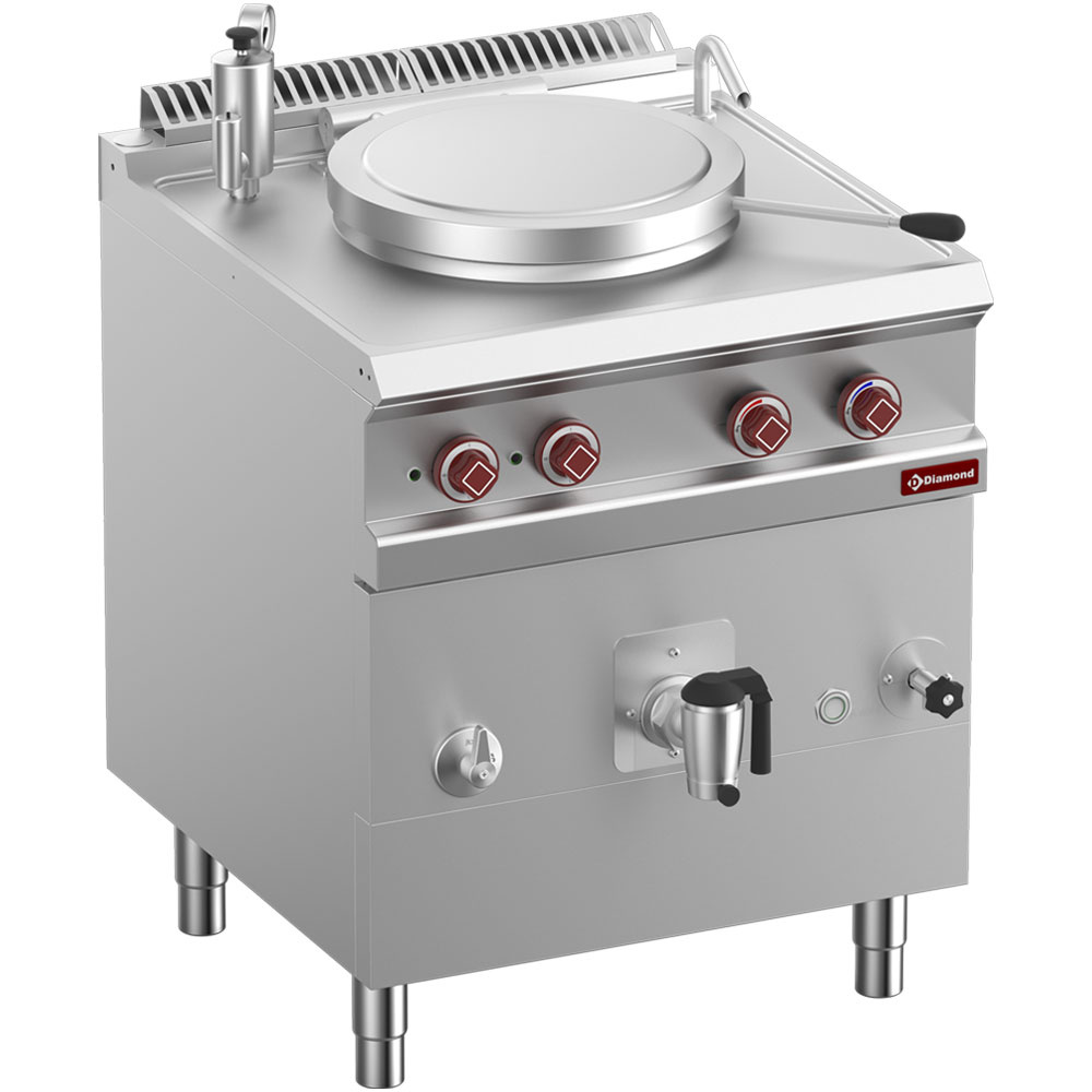 Diamond Kochserie OPTIMA 700 Elektro-Kochkessel, rund, 50 Liter, indirekt beheizt