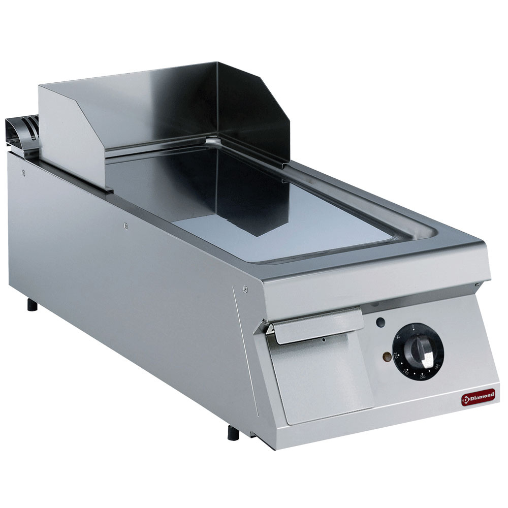 Diamond Kochserie 900+ Elektro Grillplatte glatt, Hartchrom -TOP-