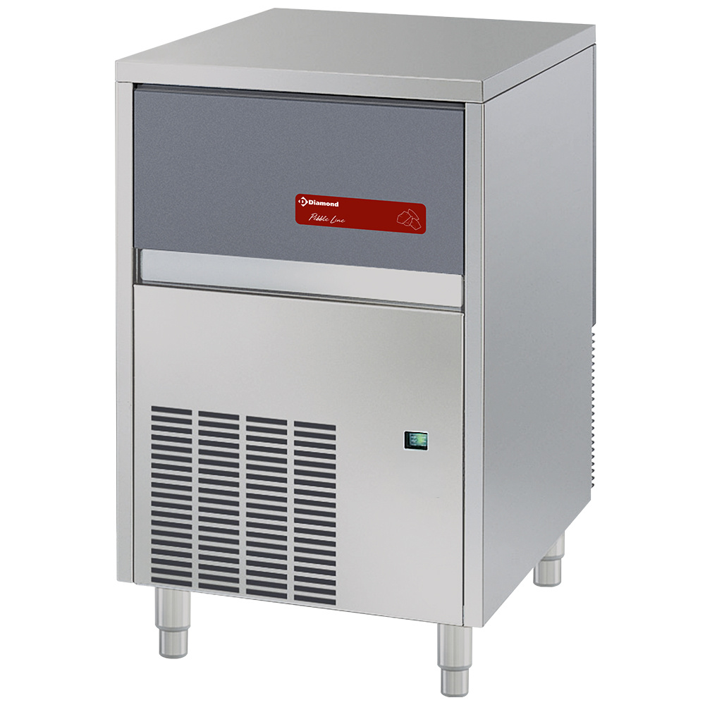 Diamond Eiswürfelbereiter Eisbereiter PEBBLE ICE 90 kg, mit 20-kg-Vorratsbehälter – LUFT
