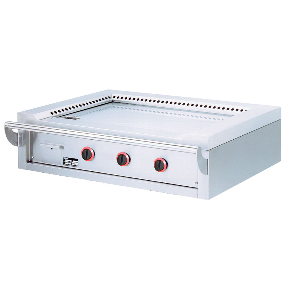 Diamond GAS Gas "Teppanyaki" Platte, 3 Zonen (3x 7 kW), Tischmodell -Top-