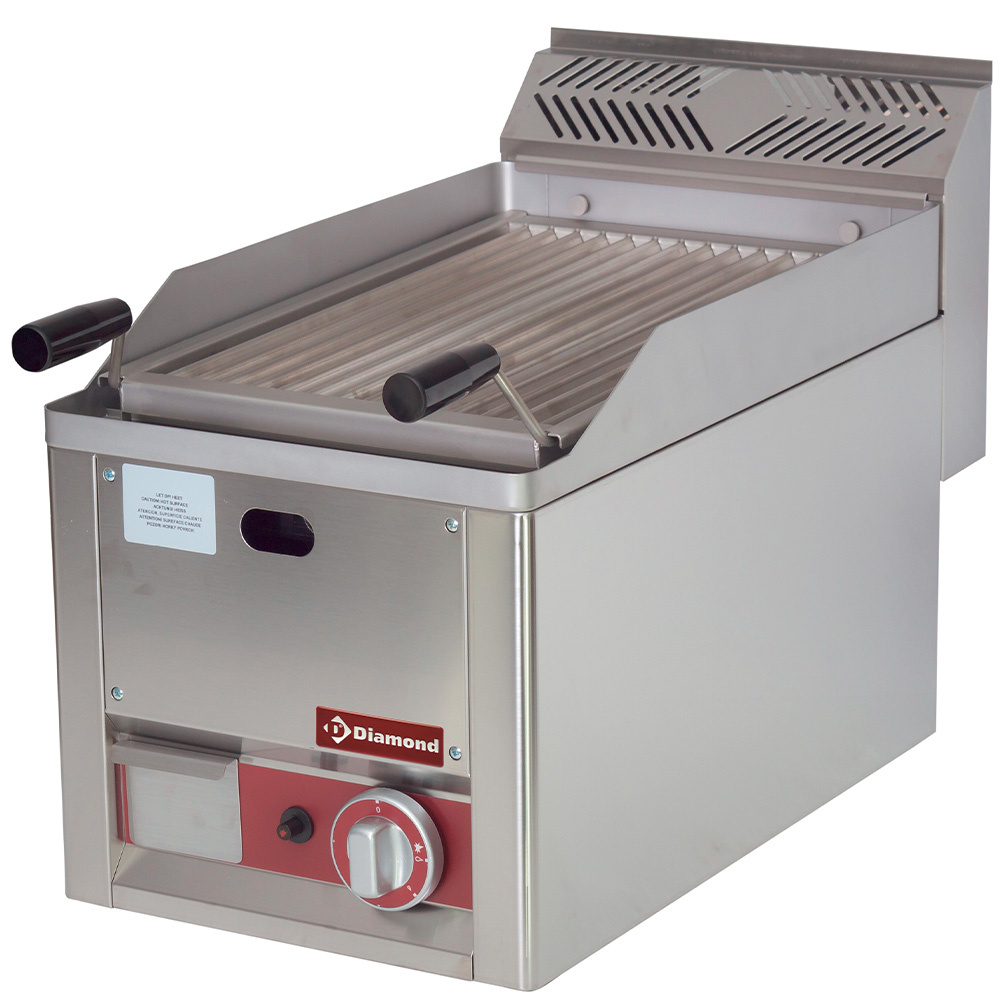 Diamond Kochserie Snack 600 Gas Lavasteingrill -Top-