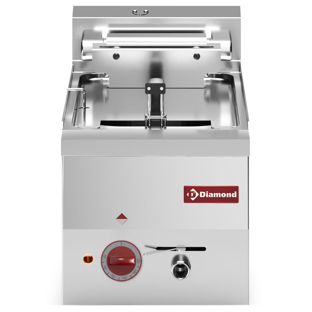 Diamond ELECTRIC Elektro Friteuse 1 Becken 10 Liter -Top-
