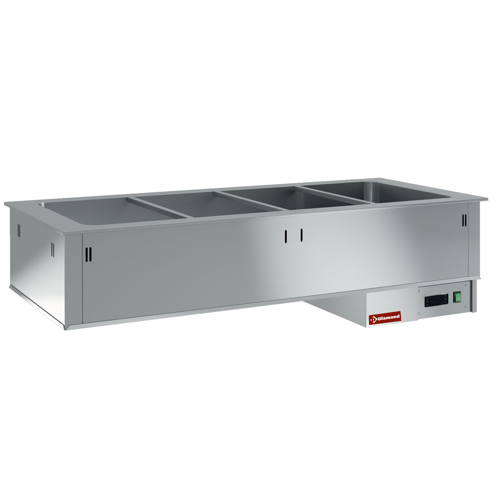 Diamond Eléments Bain-marie Element Bain-Marie Becken "trocken" 3x GN 1/1