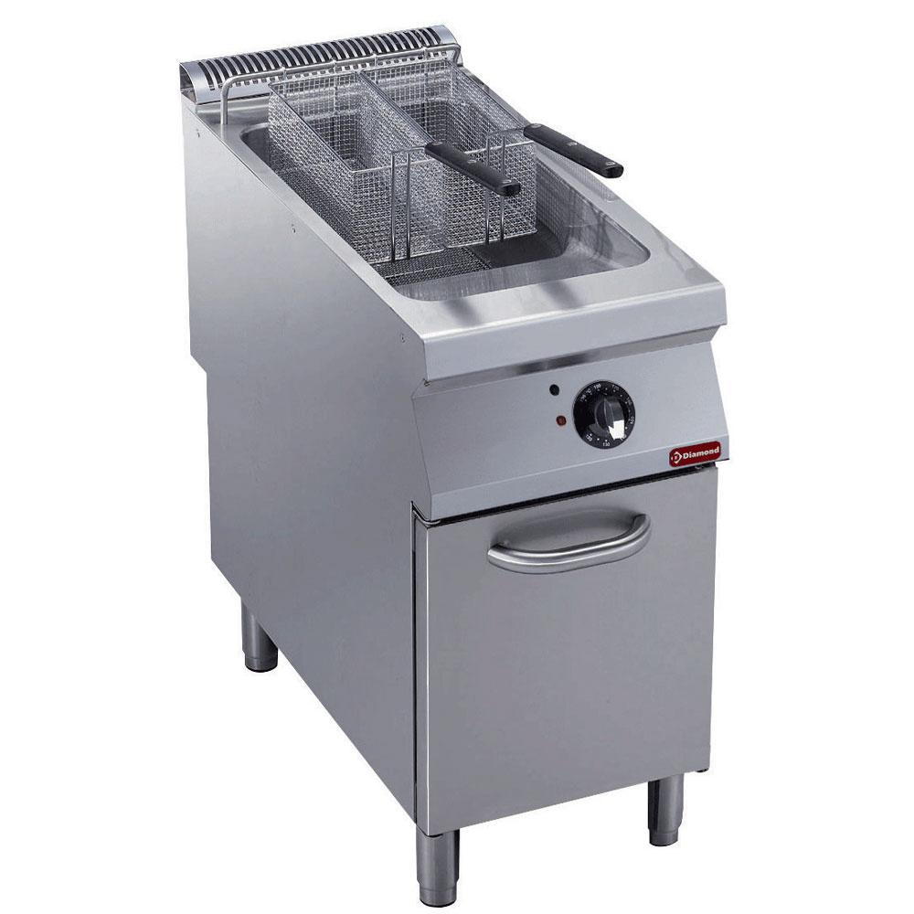 Diamond Kochserie 900+ Electric fryer 1 basin of 23 lit. on undercarriage