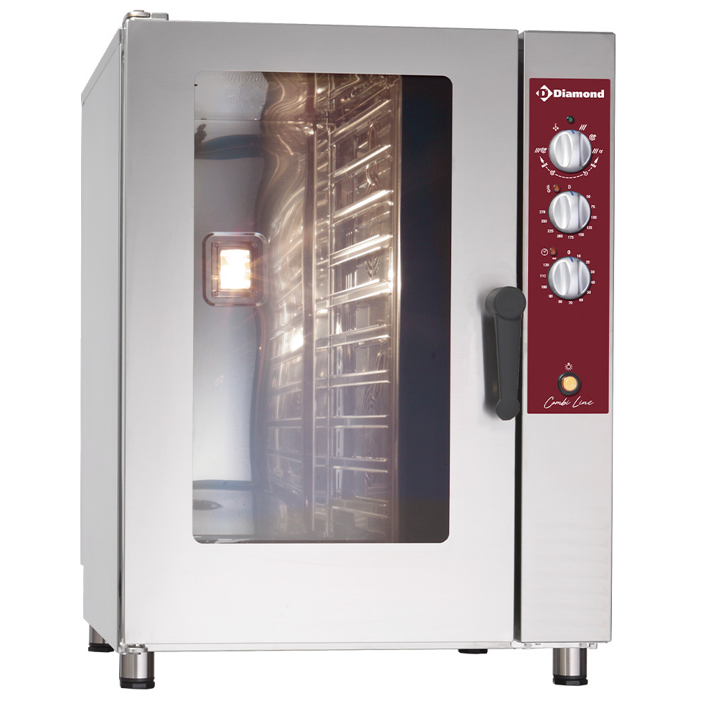 Diamond Kombidämpfer Direkt Elektro Ofen Dampf/Konvektion 10x GN 1/1