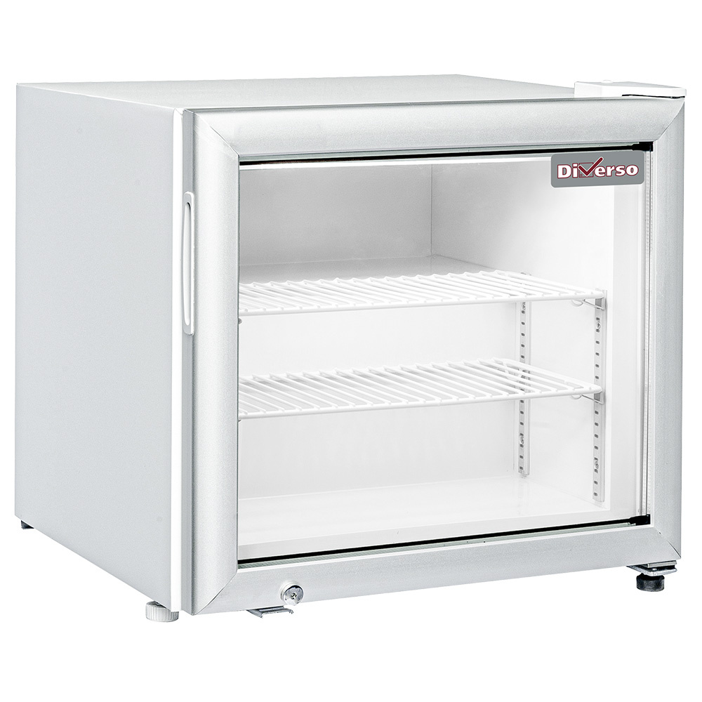 Diverso Vitrines T° positive & negative Tischvitrine negative Temperatur, 50 Liter