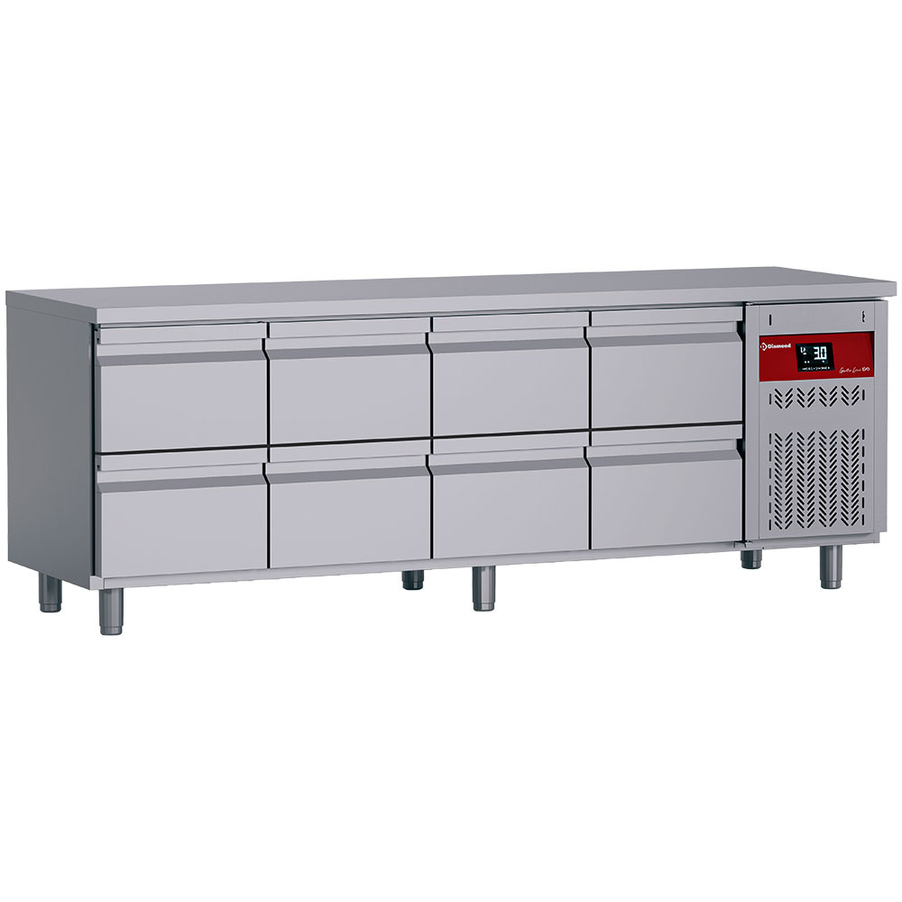 Diamond 700 MM / GN 1/1 Kühltisch bestehend aus :