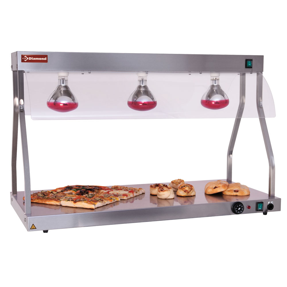 Wärmebrücke und Top, Infrarotlampen (3x 250 W)