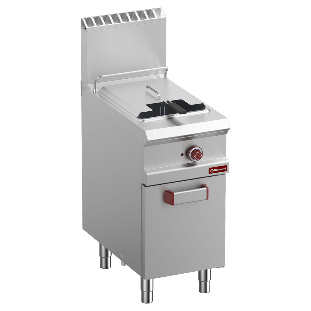 Diamond Kochserie OPTIMA 700 Gasfritteuse, 1 Becken "Y", 14 Liter  auf Unterbau