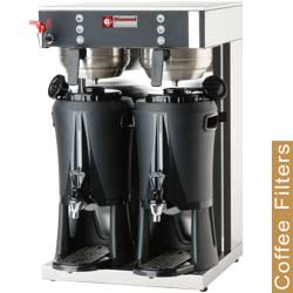 Diamond Kaffeemaschinen Filter Kaffeemaschine - 2 Spenderbehältern von 2x2,5 Lit , Warmwasserhahn