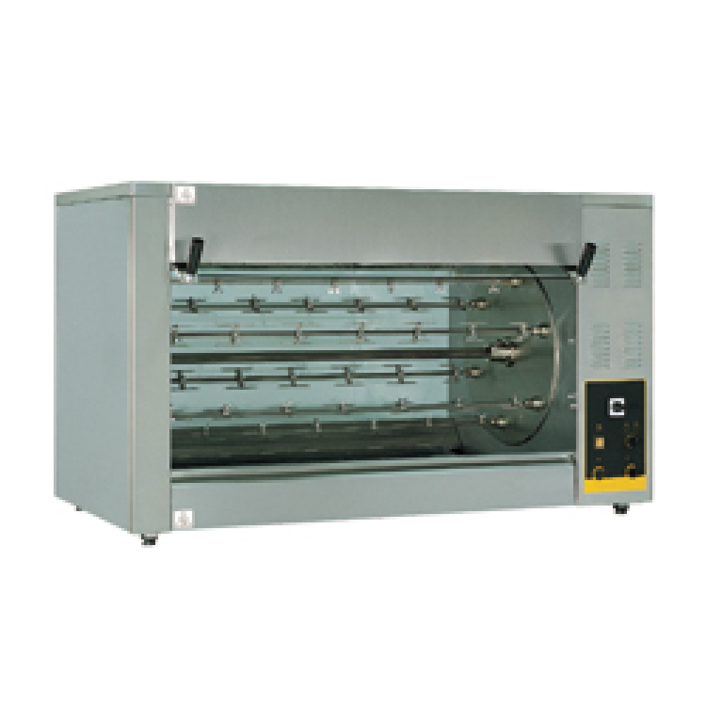 Diamond Hähnchengrill Elektro Hähnchengrill, 8 Drehspieße 1080mm, 48 St. - 1410 mm