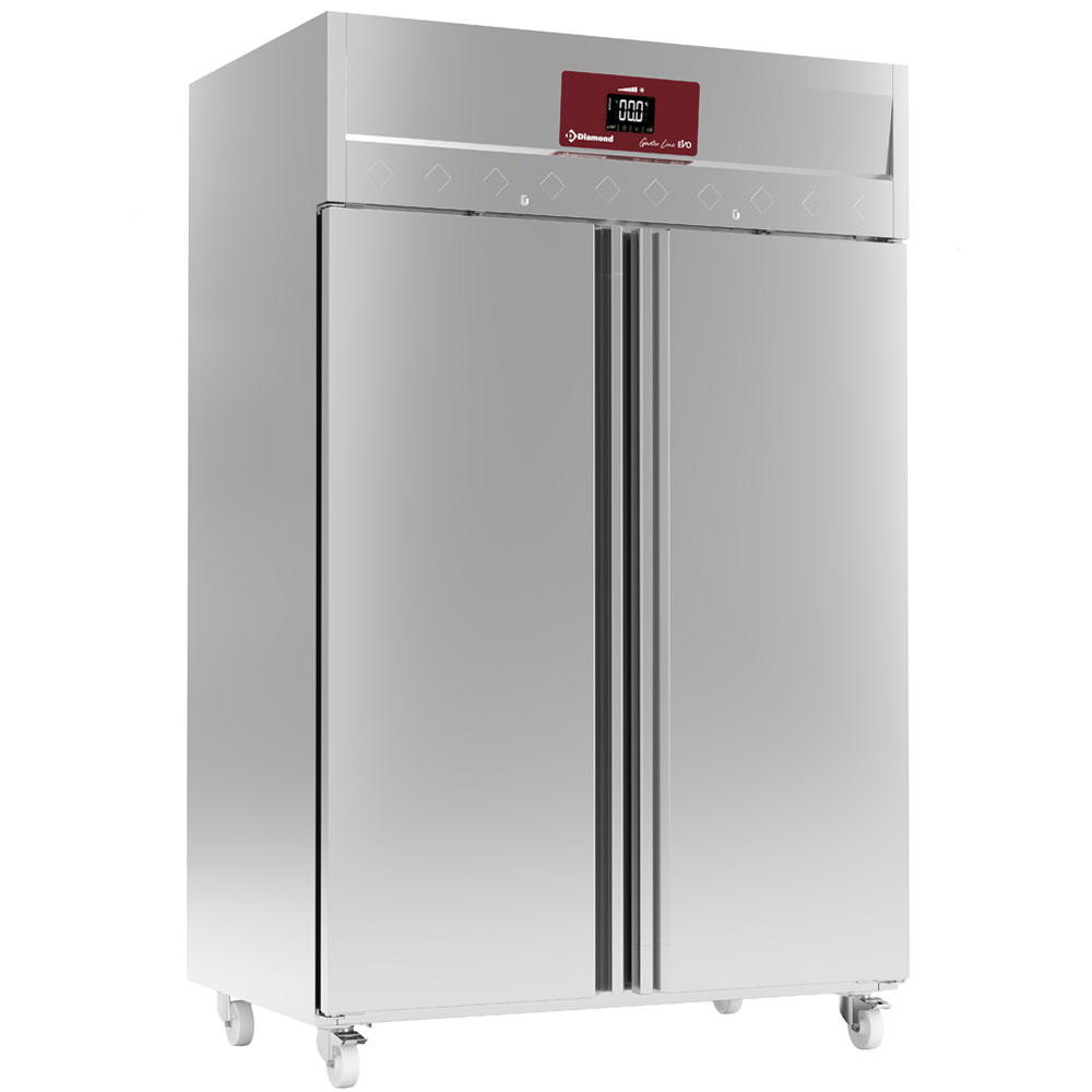 Diamond 1400 Lt / GN 2/1 Umluftkühlschrank 1400 Liter 2 Türen GN 2/1, Auf Rädern