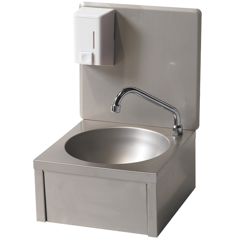 Diamond Handwaschbecken Handwaschbecken mit Seifenspender, Wandmontage 500ml