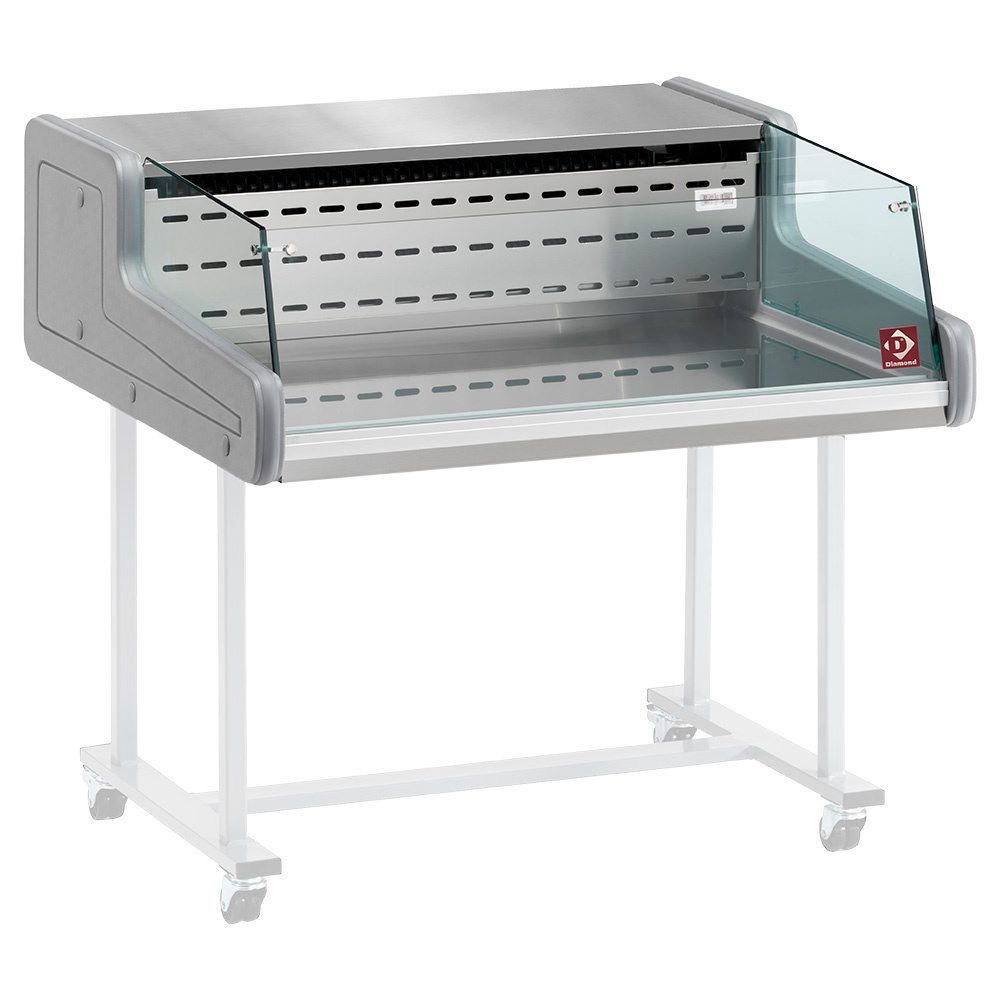 Diamond Vitrinen-Theken Kühlvitrine - Glasscheibe für Selbstbedienung