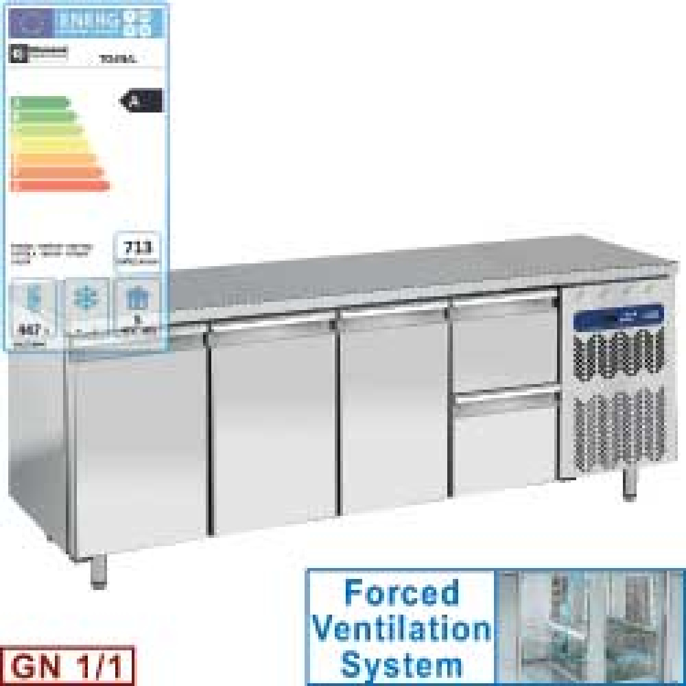 Diamond 700 MM / GN 1/1 Zusammenstellung Kühltisch
