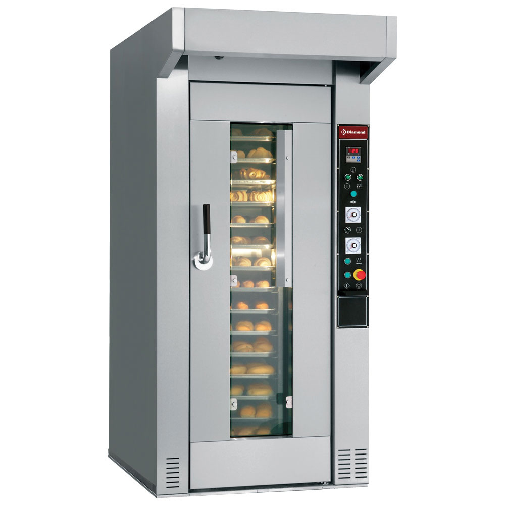 Diamond Ofen Drehbar Konvektionsofen für Bäckerei und Konditorei, Rotativ, 15 oder 18 Ebenen (450 x 650 mm oder 500x700 mm)