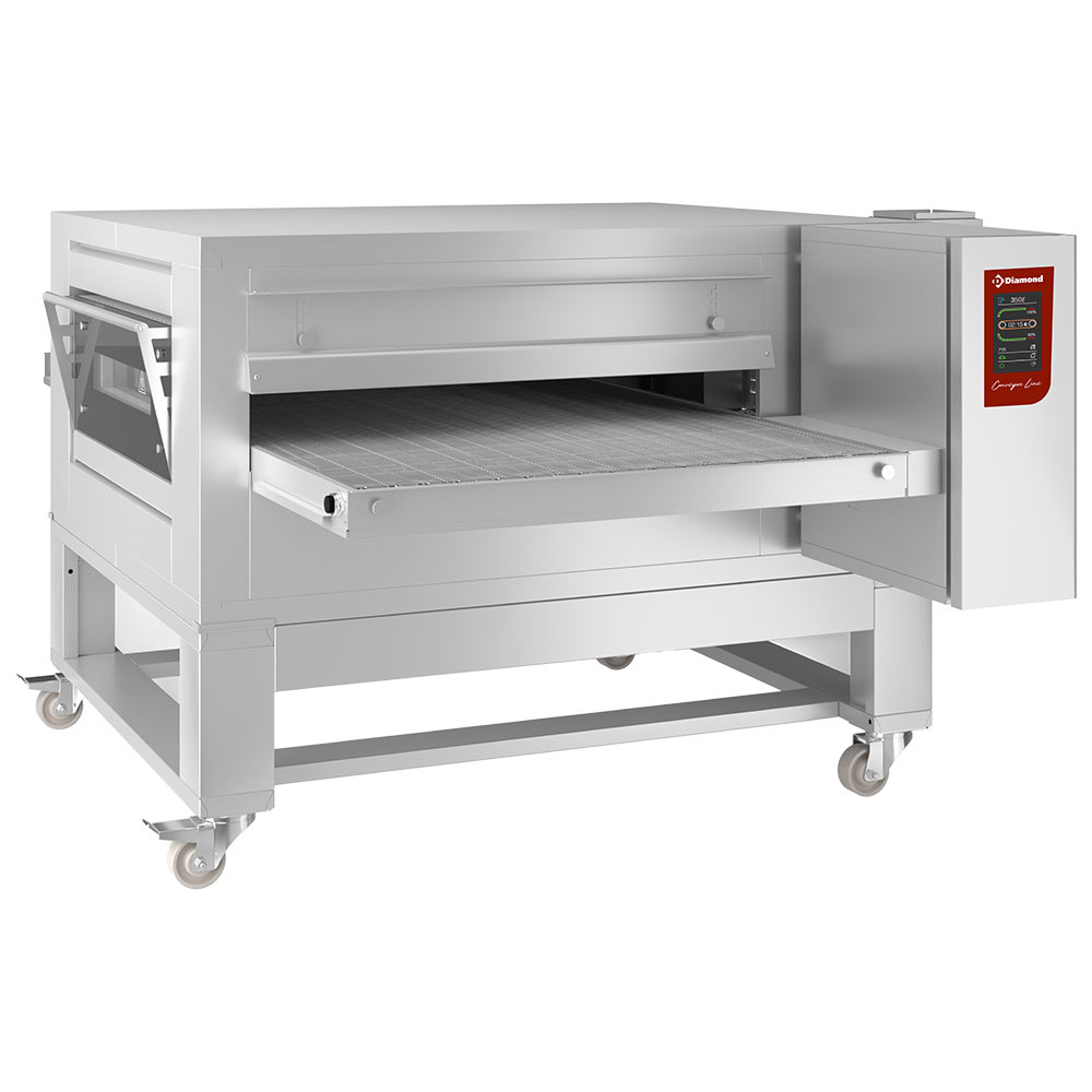 Diamond Durchlaufoefen Elektro Kettenbandofen Umluft 1000 mm - TOUCH SCREEN