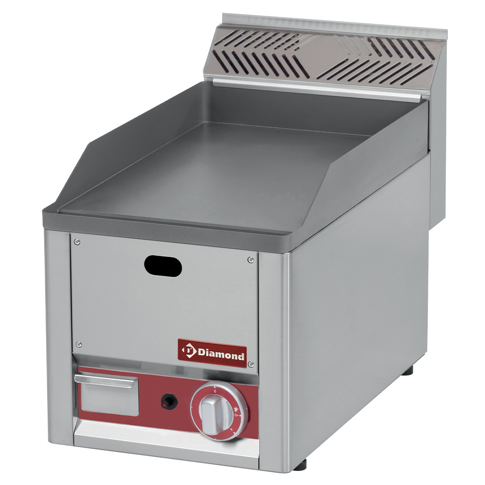 Diamond Kochserie Snack 600 Gas Grillplatte, glatt -Top-