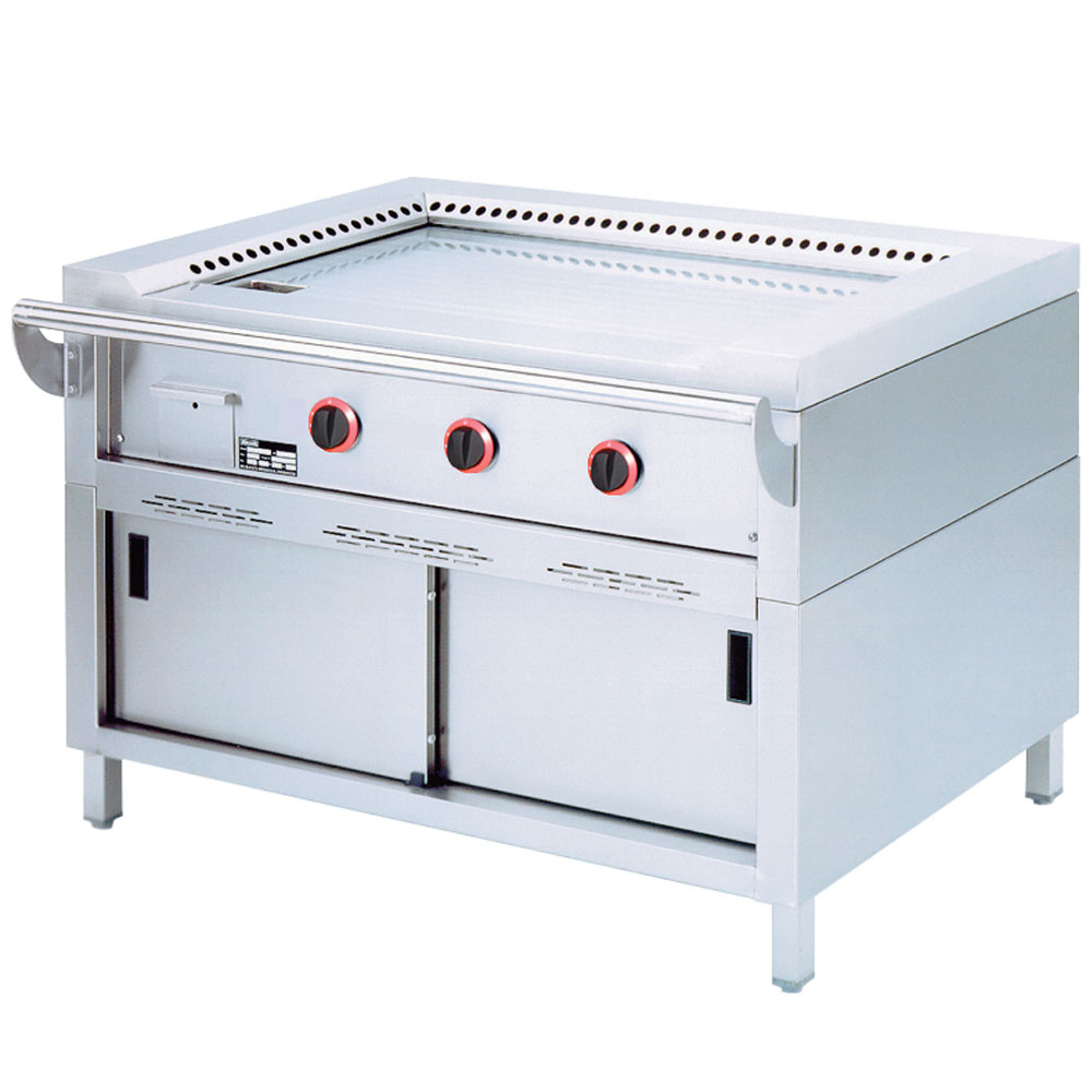 Diamond Teppanyaki Gas "Teppanyaki" Platte, 3 Zonen (3x 7 kW), Unterschrank