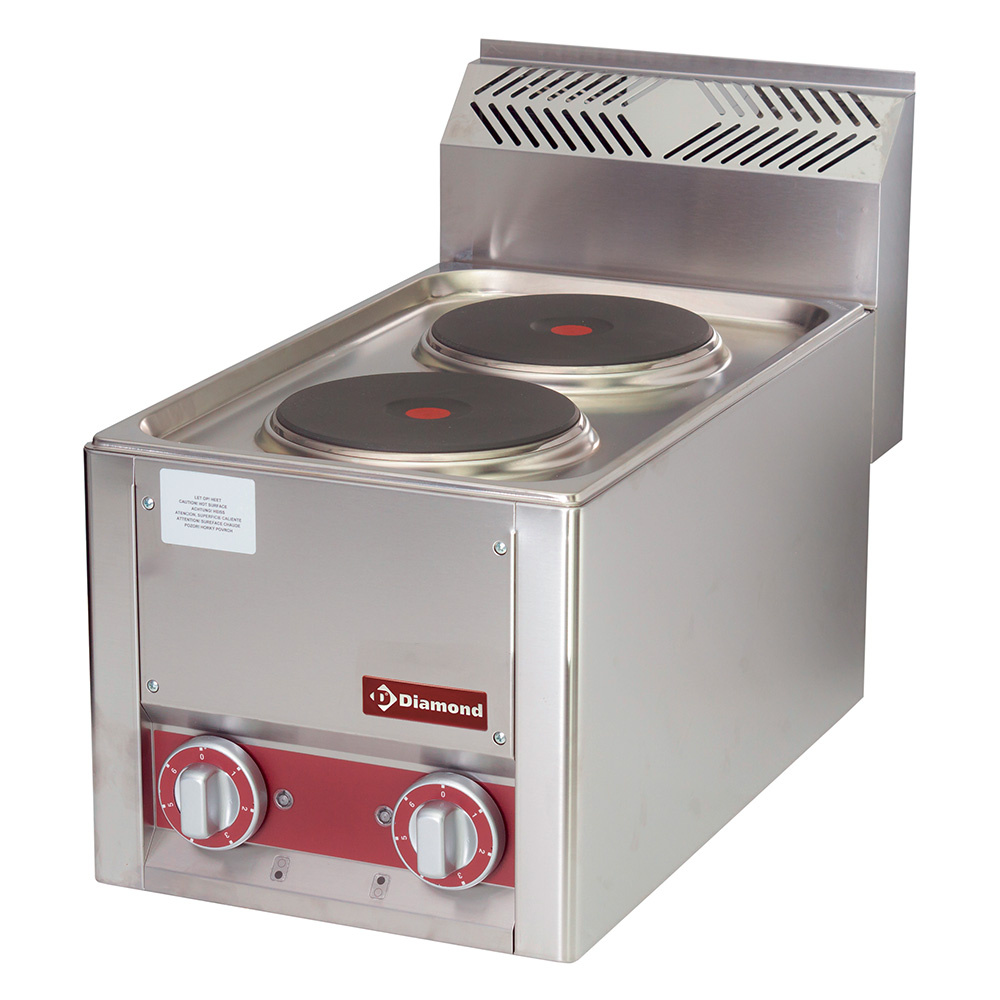 Diamond ELECTRIC Elektroherd 2 Herdplatten, -Top-