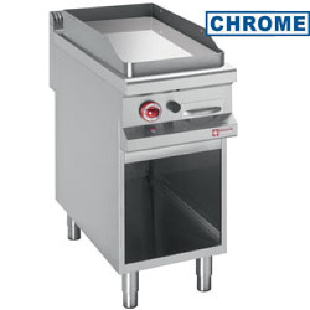 Diamond Kochserie 900 Gas Grillplatte mit glatter Platte, hartverchromt 50 µm