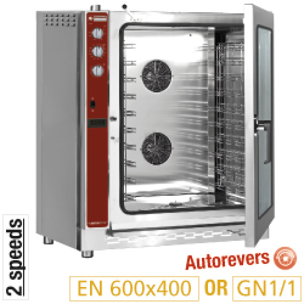 Diamond Baeckereioefen Gas Konvektionsofen 10xEN(GN) mit automatischer Befeuchtung