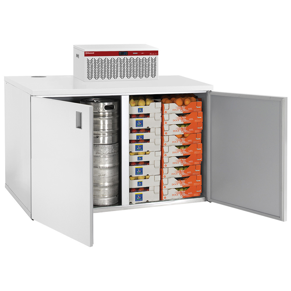 Diamond 1000 Lt / T°+2° +8° / WHITE Zusammenstellung Kofferraum & +2° +8°-Gruppe :
