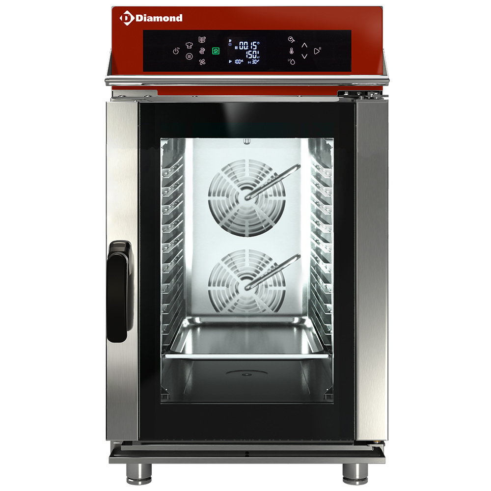 Diamond Kombidämpfer Direkt Elektro Ofen Dampf/Konvektion 10x GN1/1 Touch/Digit  + Auto-Cleaning