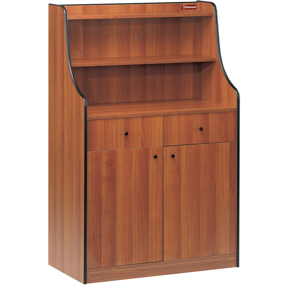 Diamond Largeur 940 mm Service Möbelstück, 2 Schubladen, 2 Türen, "Birke"