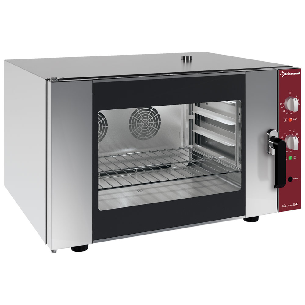 Diamond 4x GN 1/1 - ELECTRIC Elektro-Konvektionsofen 4x GN 1/1 + manueller Befeuchter (230/1N)