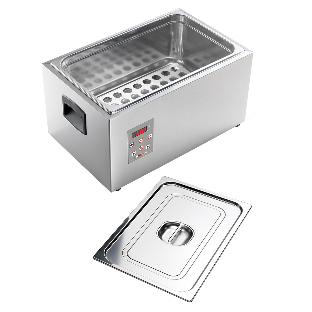 Diverso Sous-vide Garer Vakuumkocher zum Kochen bei niedrigen Temperaturen, GN 1/1, elektrisch