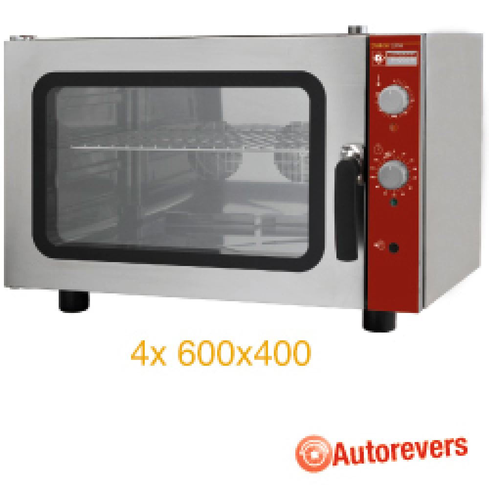 Diamond Baeckereioefen Elektro Konvektionsofen 4x 600x400 mm, manueller Befeuchter