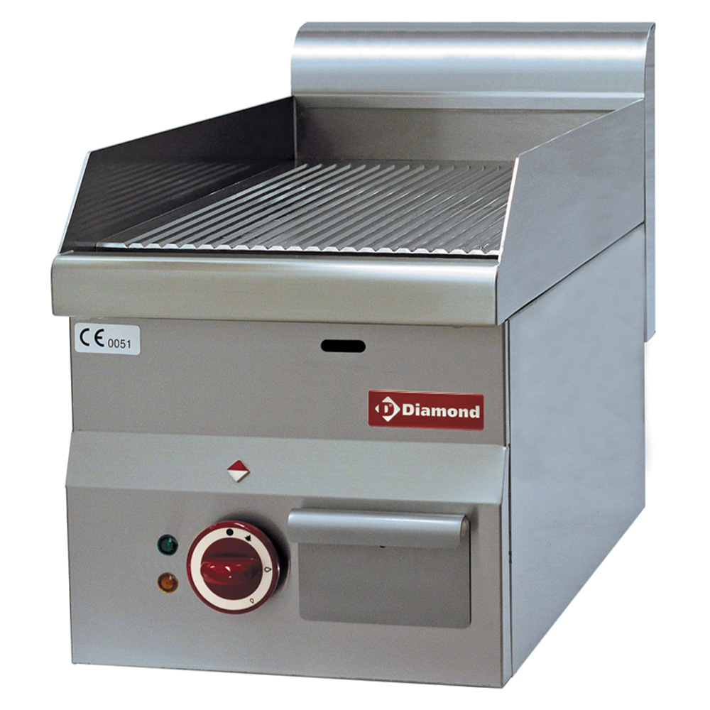 Diamond ELECTRIC Elektro Grillplatte, gerillt -Top-