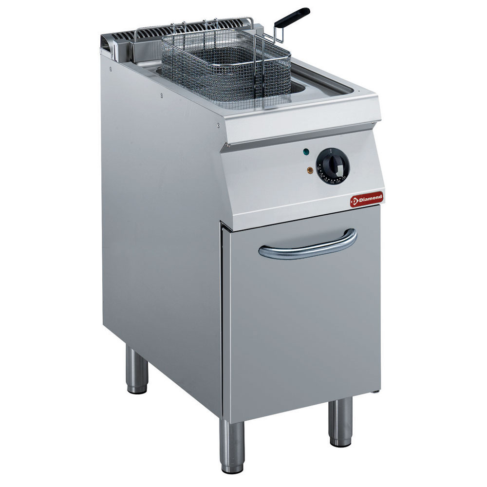 Diamond Kochserie MAXIMA 700+ Elektro Friteuse 14 Liter auf Unterschrank