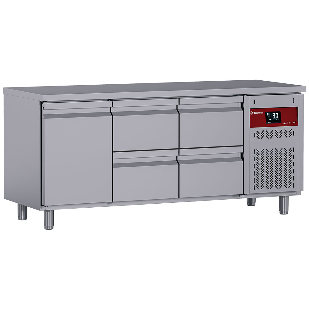 Diamond 700 MM / GN 1/1 Kühltisch bestehend aus :