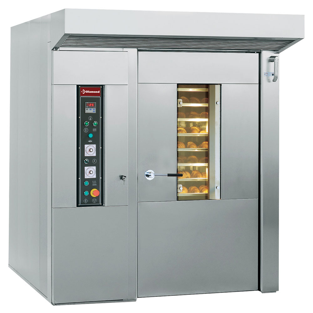 Diamond Ofen Drehbar Konvektionsofen für Bäckerei und Konditorei, rotierend, 15 oder 18 Ebenen (600 x 800 mm)