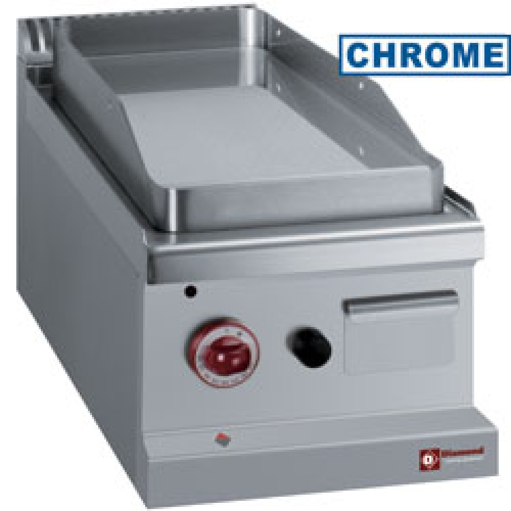 Diamond GAS Gas Grillplatte, glatte Grillplatte hartverchromt 50 µm -Top-