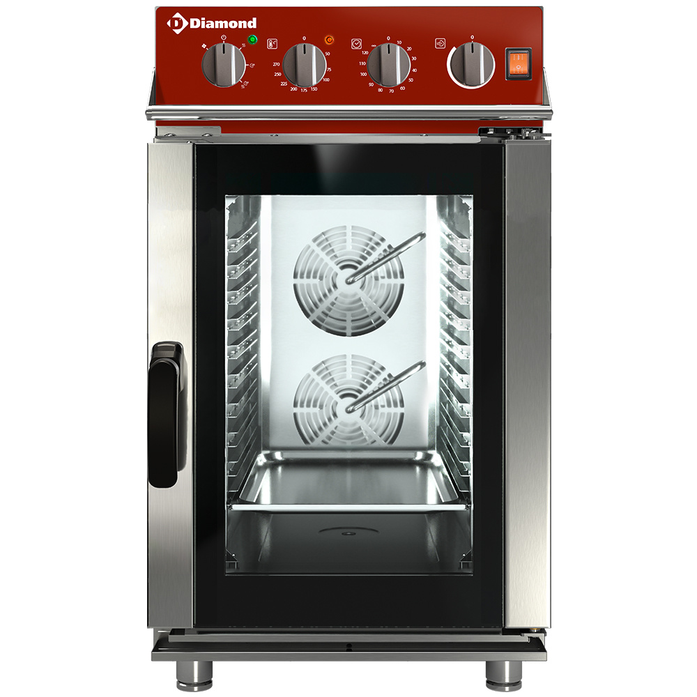 Diamond Kombidämpfer Direkt Elektro Ofen Dampf/Konvektion 10x GN1/1 mechanisch