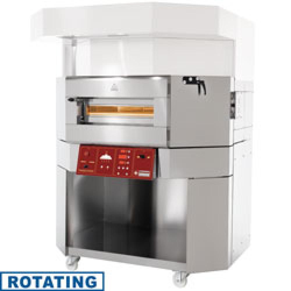 Diamond ELECTRIC Elektro Ofen rotierend, Ø 1100 mm, Unterschrank auf Rädern