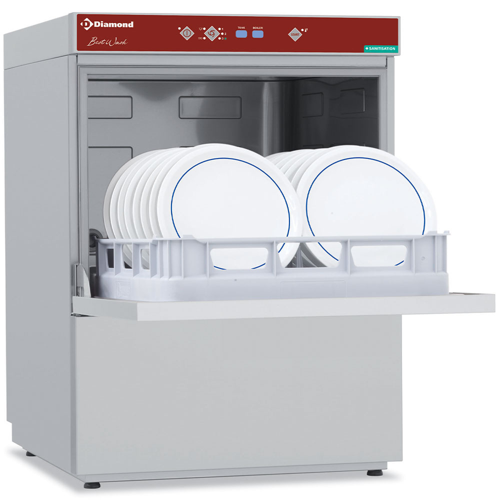 Diamond Geschirrspülmaschinen Geschirrspülmaschine, Korb 500x500 mm "Full-Hygiene"