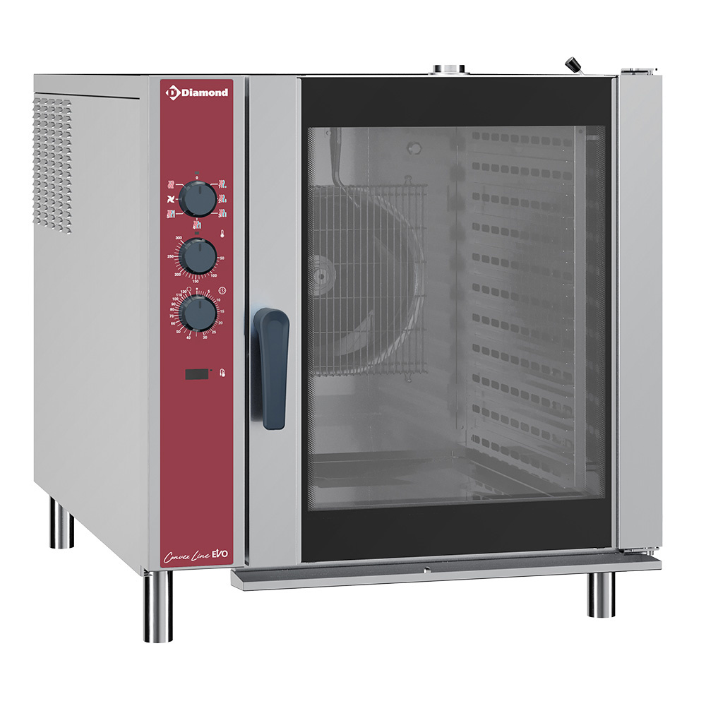 Diamond 10x GN 2/1 - ELECTRIC Elektro Konvektionsofen 10x GN 2/1, mit Luftbefeuchter
