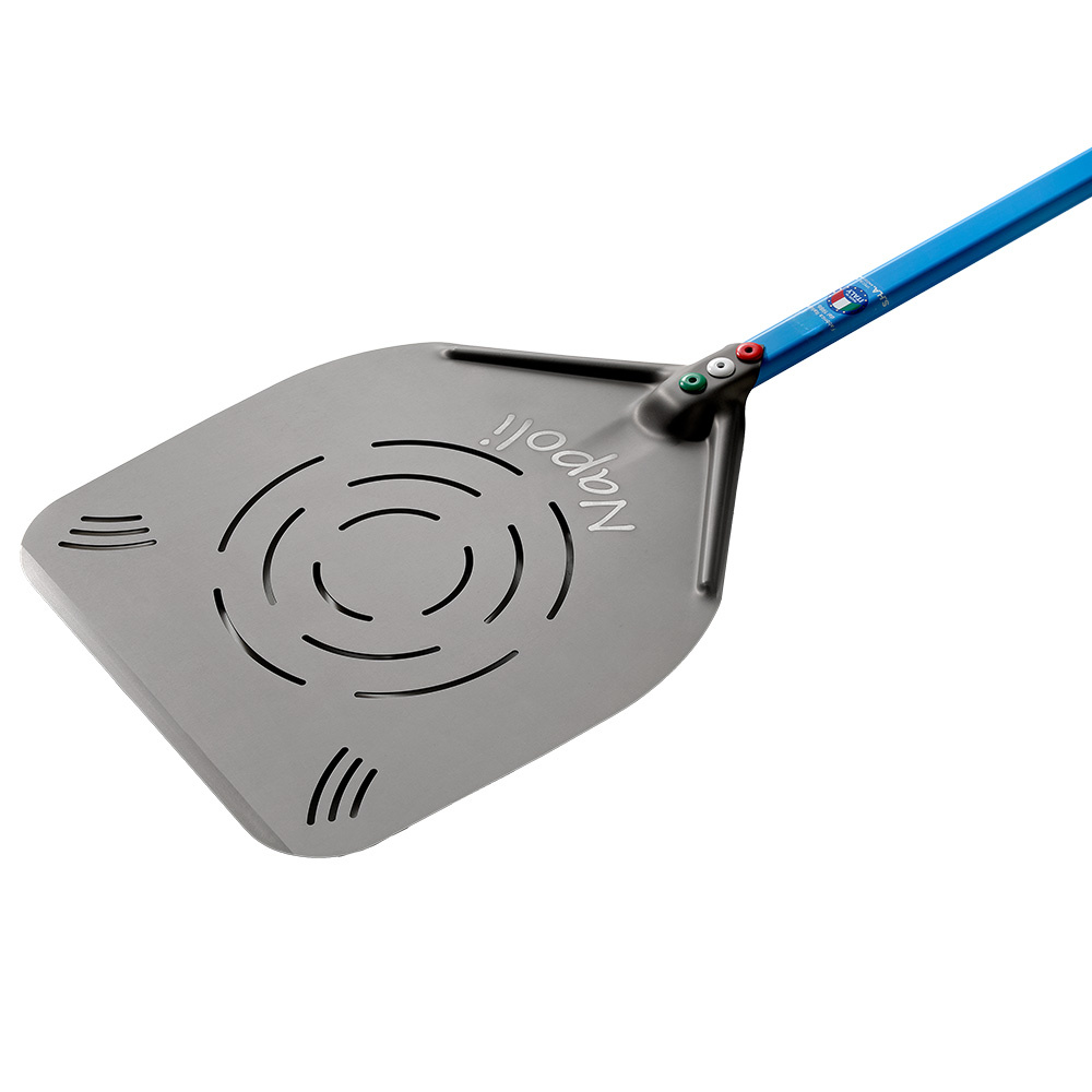 Diamond Zubehoer / Pizza Perforierte neapolitanische Aluminium-Pizzaschaufel 320 mm